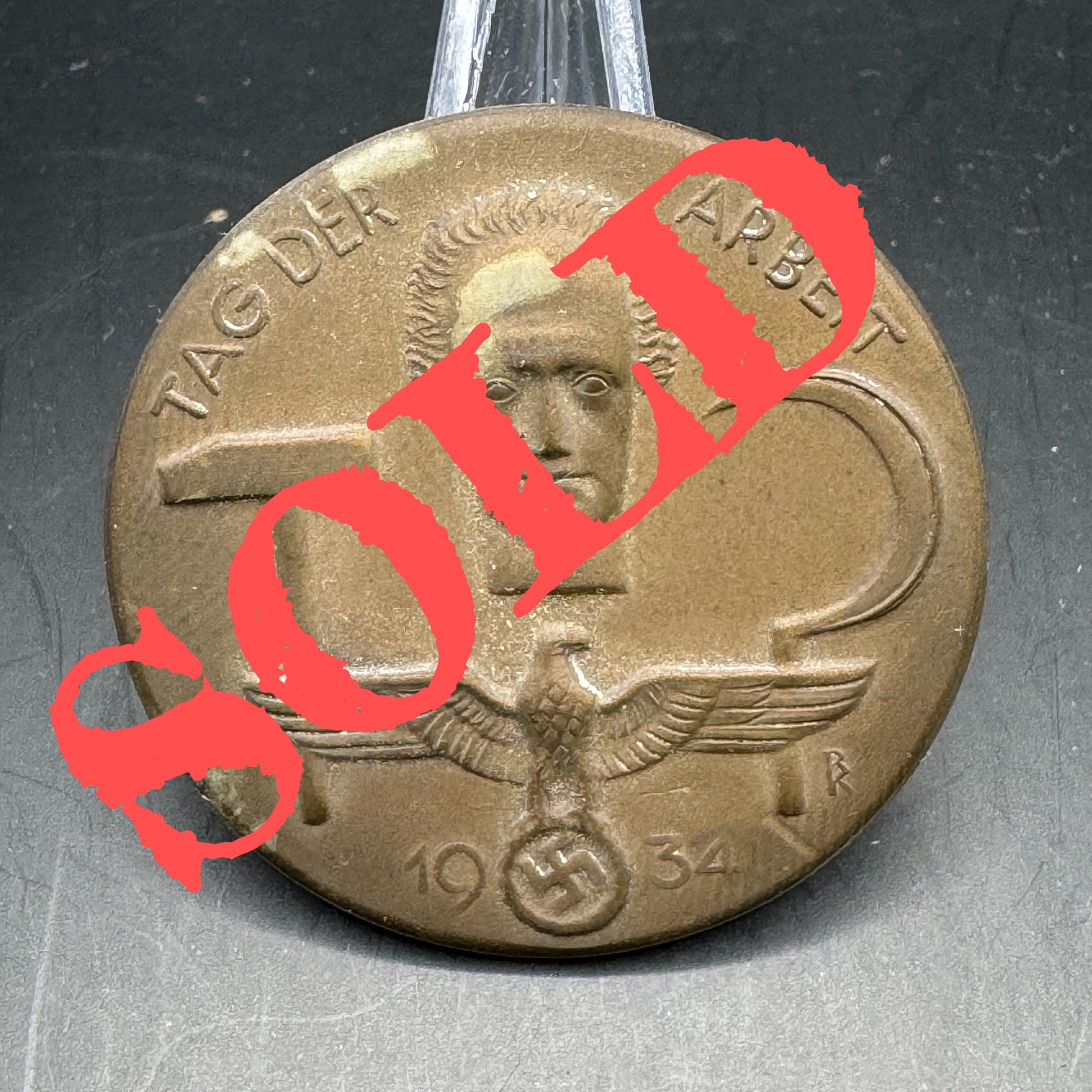 WW2 original artifact – Tag der Arbeit 1934 Max Lahr – AxisArtifacts