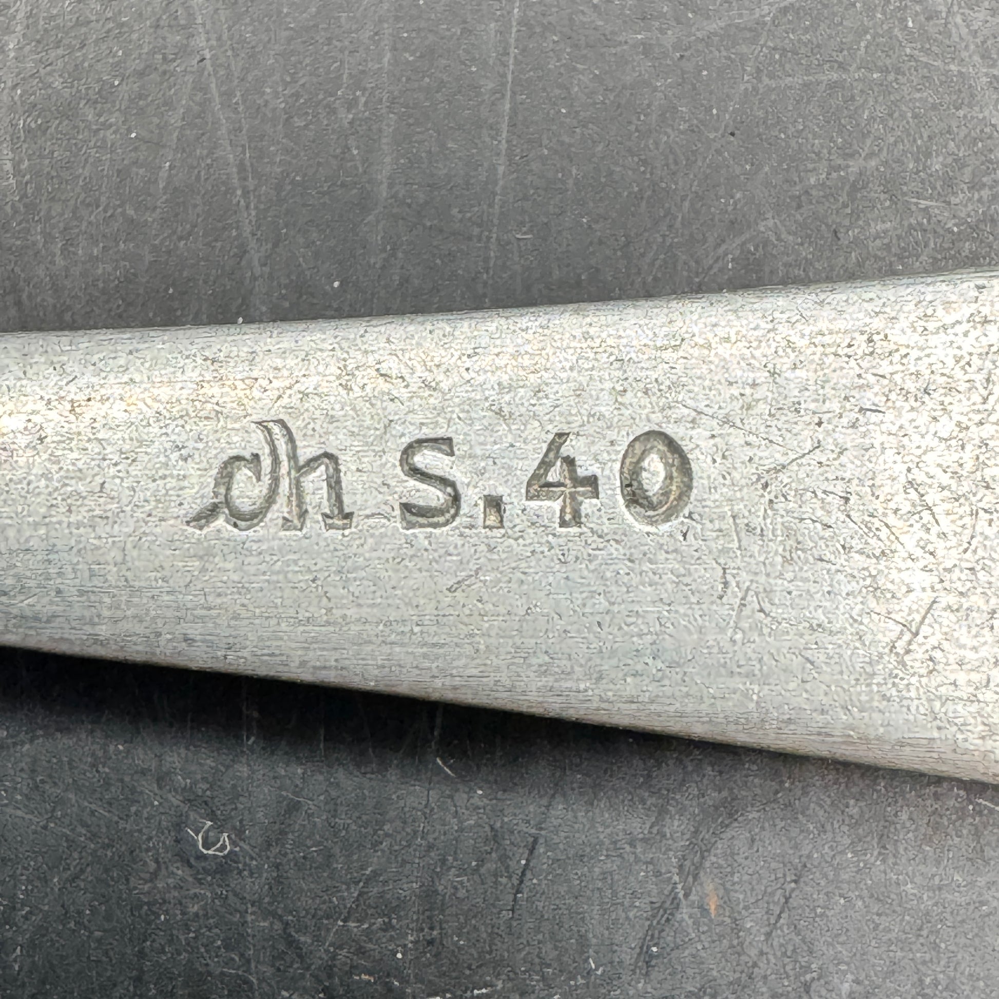 WW2 original artifact – Wehrmacht Aluminium Tea Spoon 1940 – interior page