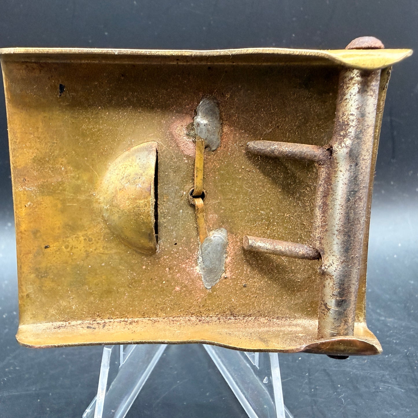 WW2 original artifact – Belt buckle & belt Frontheil – Stahlhelm Bund – interior page