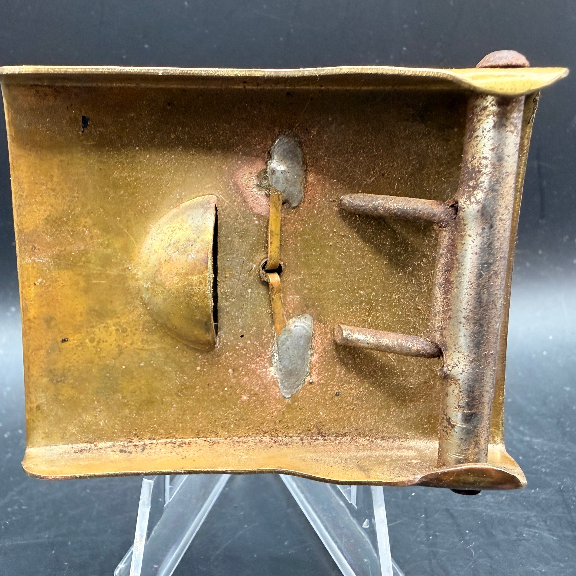 WW2 original artifact – Belt buckle & belt Frontheil – Stahlhelm Bund – interior page