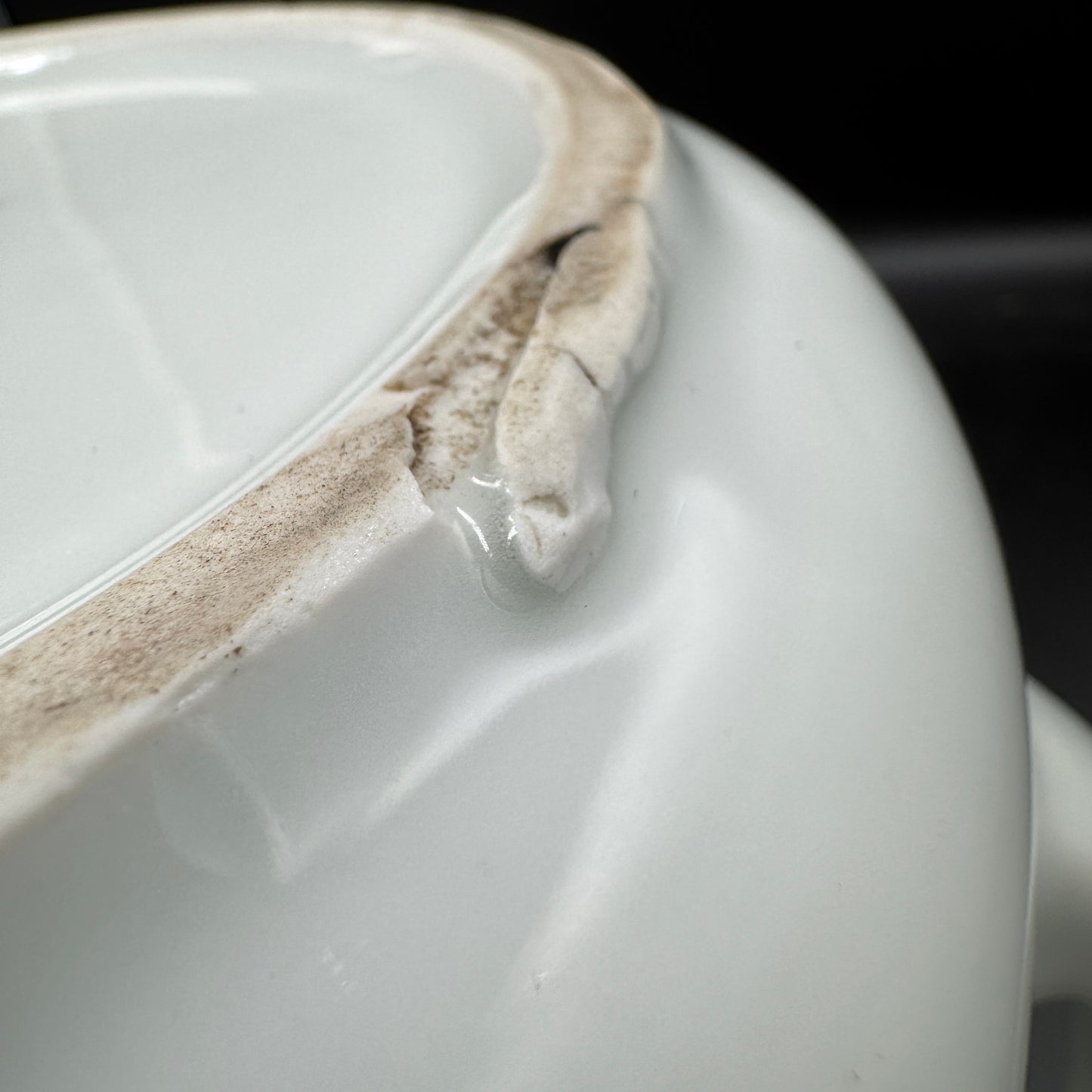 WW2 original artifact – Porcelain coffee pot FLUV Bavaria 1942 – interior page