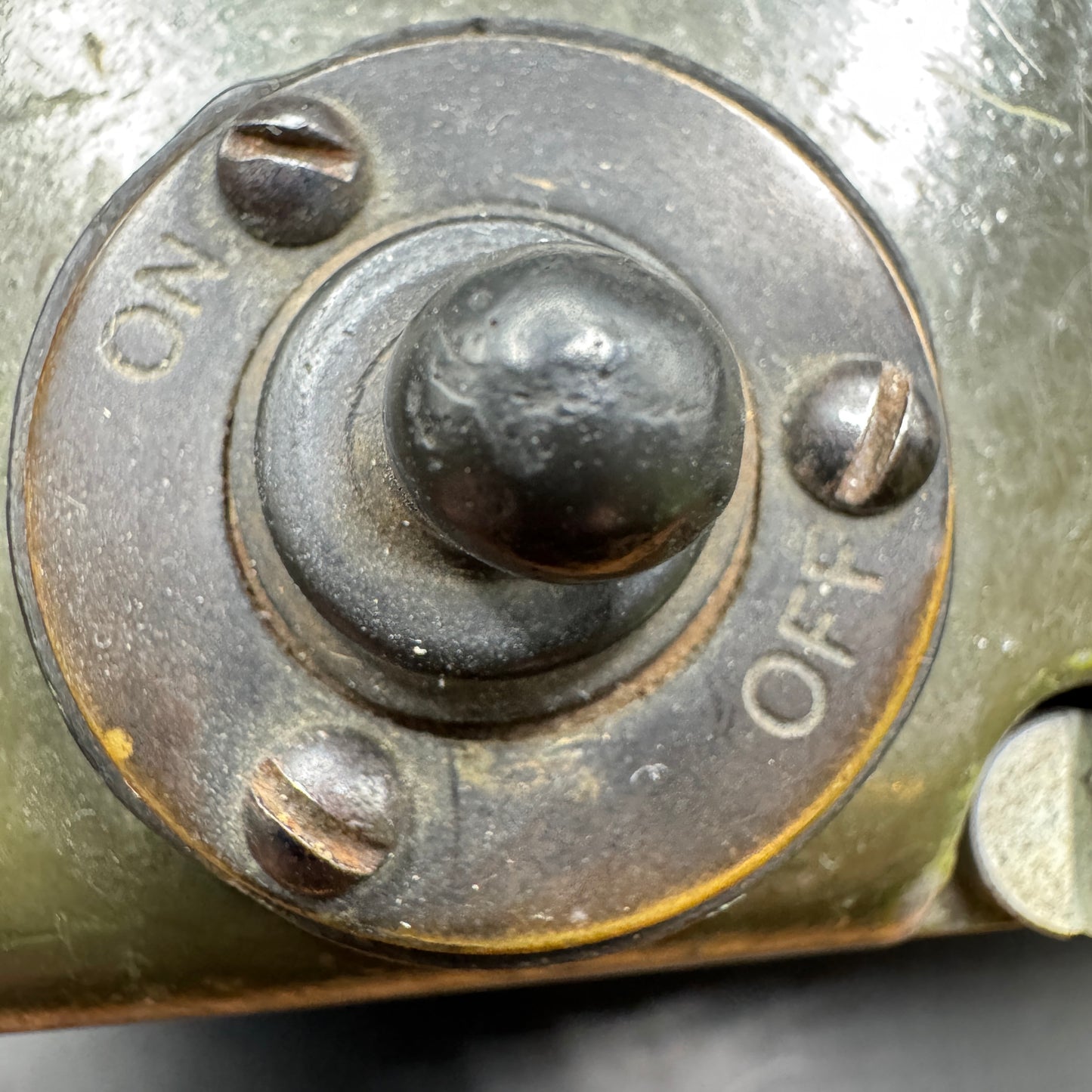 WW2 original artifact – WW2 US Mine Sweeper Control Box BC-1140H – interior page