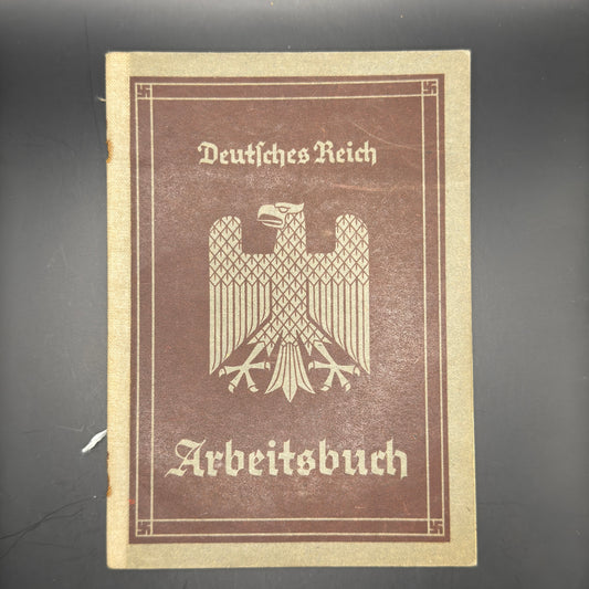 WW2 original artifact – Arbeitsbuch aus Emden – AxisArtifacts