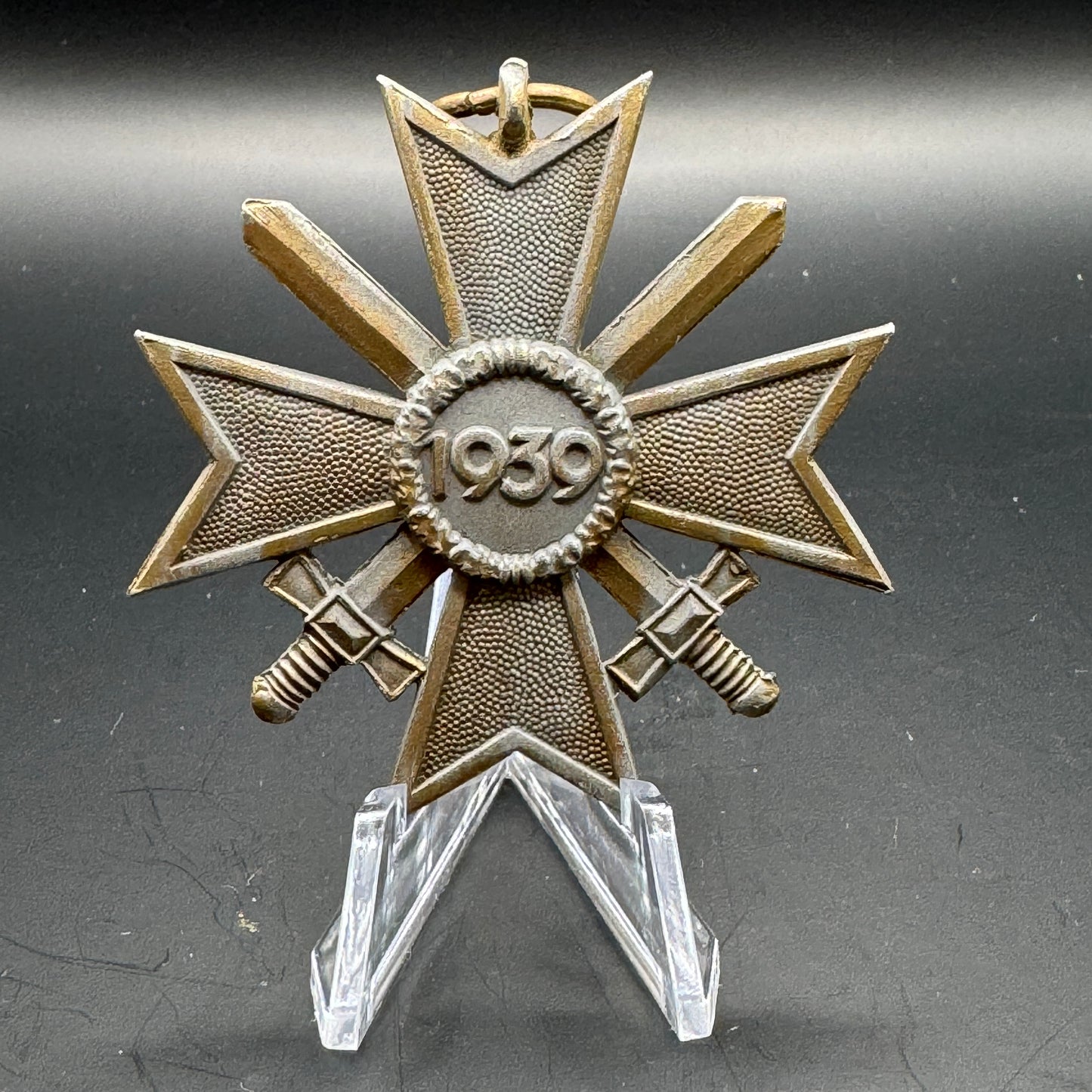 WW2 original artifact – Kriegs Verdienst Kreuz (KVK2) – interior title page