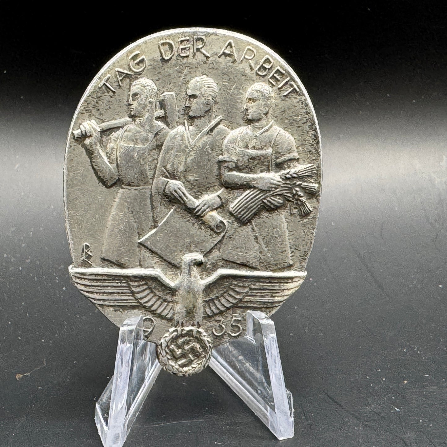 WW2 original artifact – Tag der Arbeit 1935 Otto Schickle – AxisArtifacts
