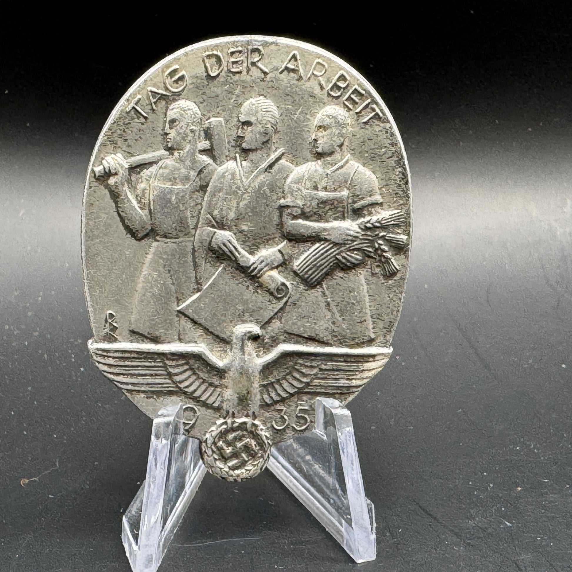 WW2 original artifact – Tag der Arbeit 1935 Otto Schickle – AxisArtifacts