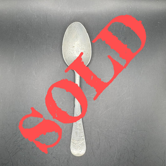 WW2 original artifact – Luftwaffe Aluminium Tea Spoon 1942 – AxisArtifacts