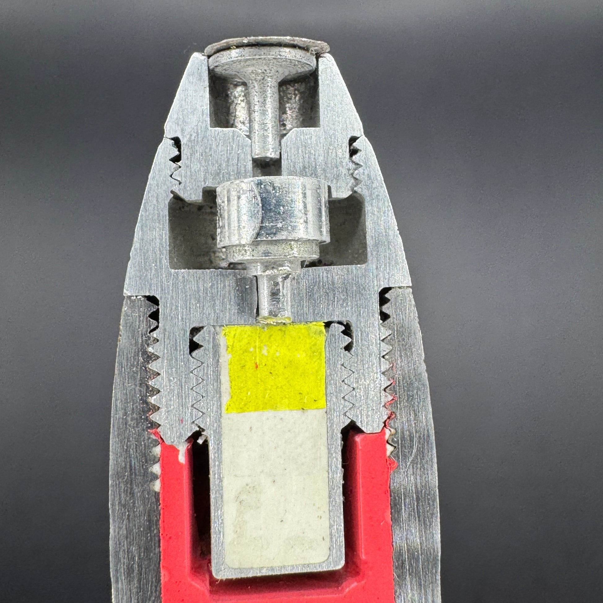 WW2 original artifact – 20mm FLAK High-Explosive Round with Dissected Tracer – interior page