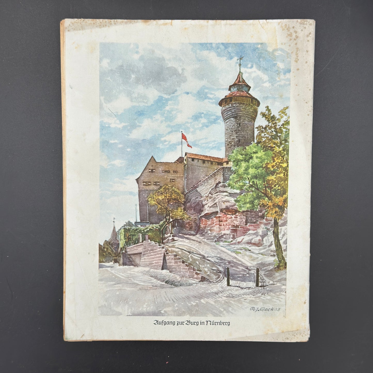 WW2 original artifact – Frauen Warte October 1939 – interior page