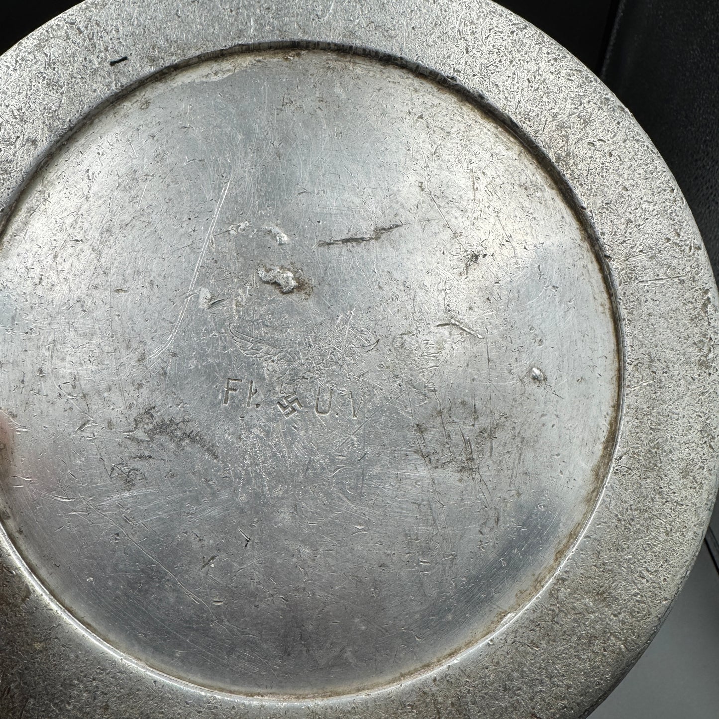 WW2 original artifact – Luftwaffe water can 1941 – interior page