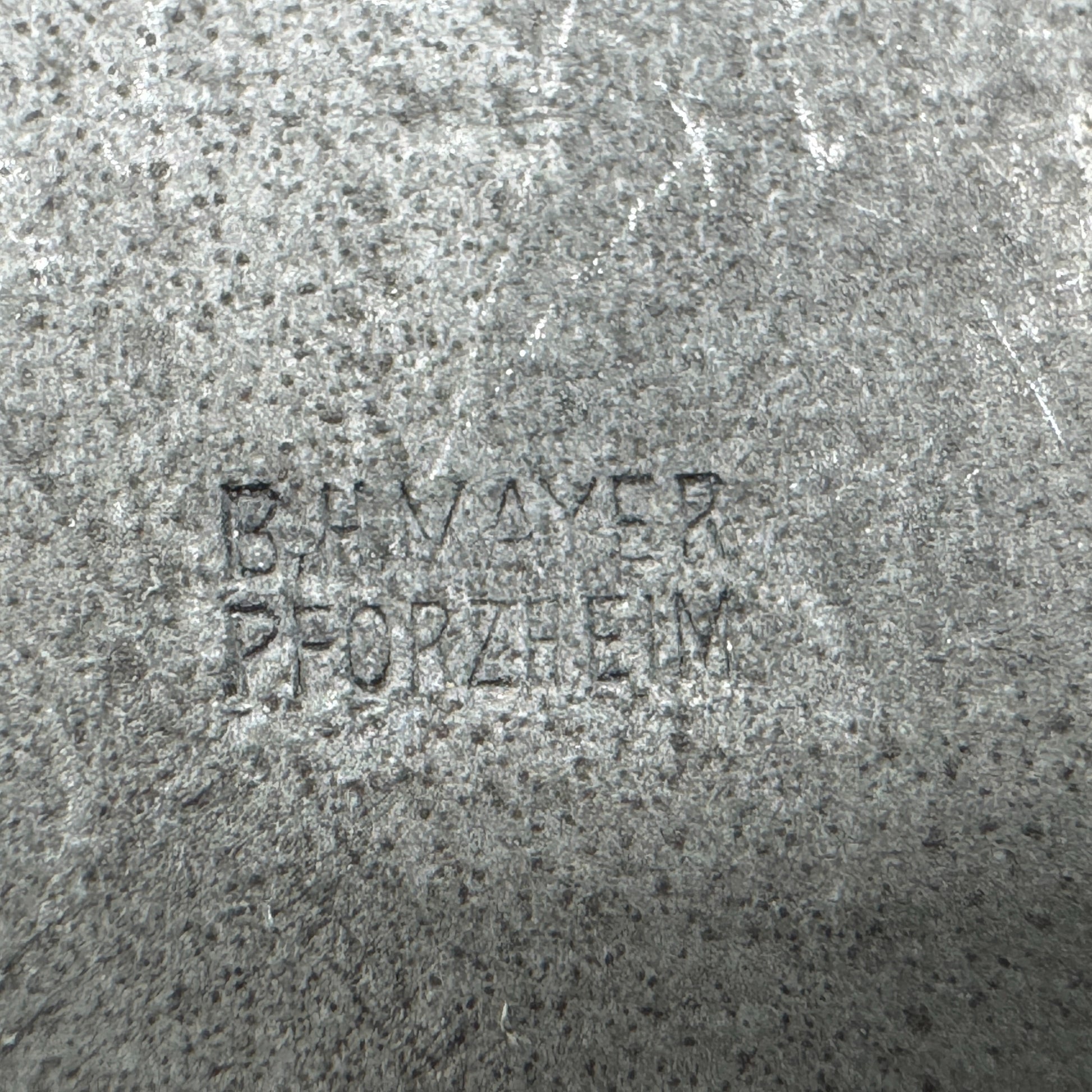 WW2 original artifact – First 1000 Kilometers Of The Autobahn Plaque By B.H. Mayer – interior page