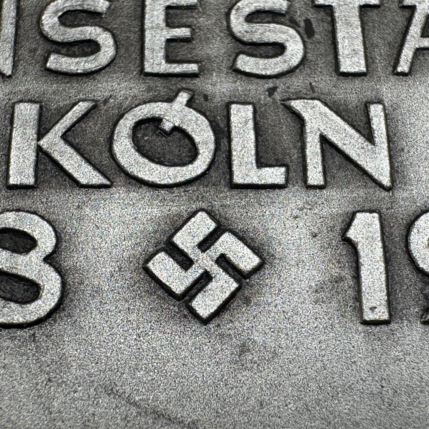 WW2 original artifact – Extremely rare!! Plaque Universität der Hansestadt Köln 1388 - 1938 – interior page