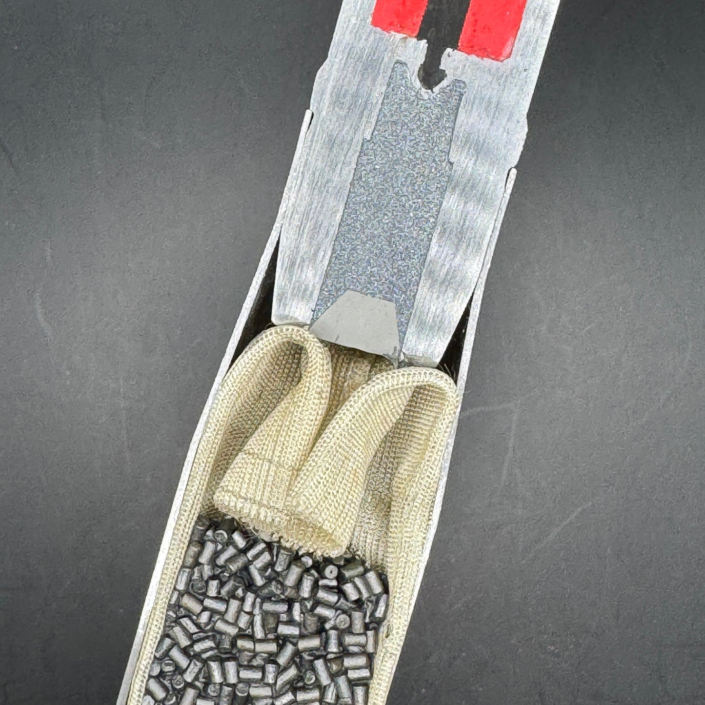 WW2 original artifact – 20mm FLAK High-Explosive Round with Dissected Tracer – interior page