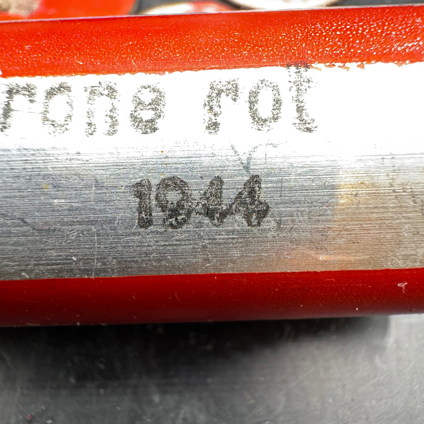 WW2 original artifact – Signalpatrone Rot 1944 inert – interior title page