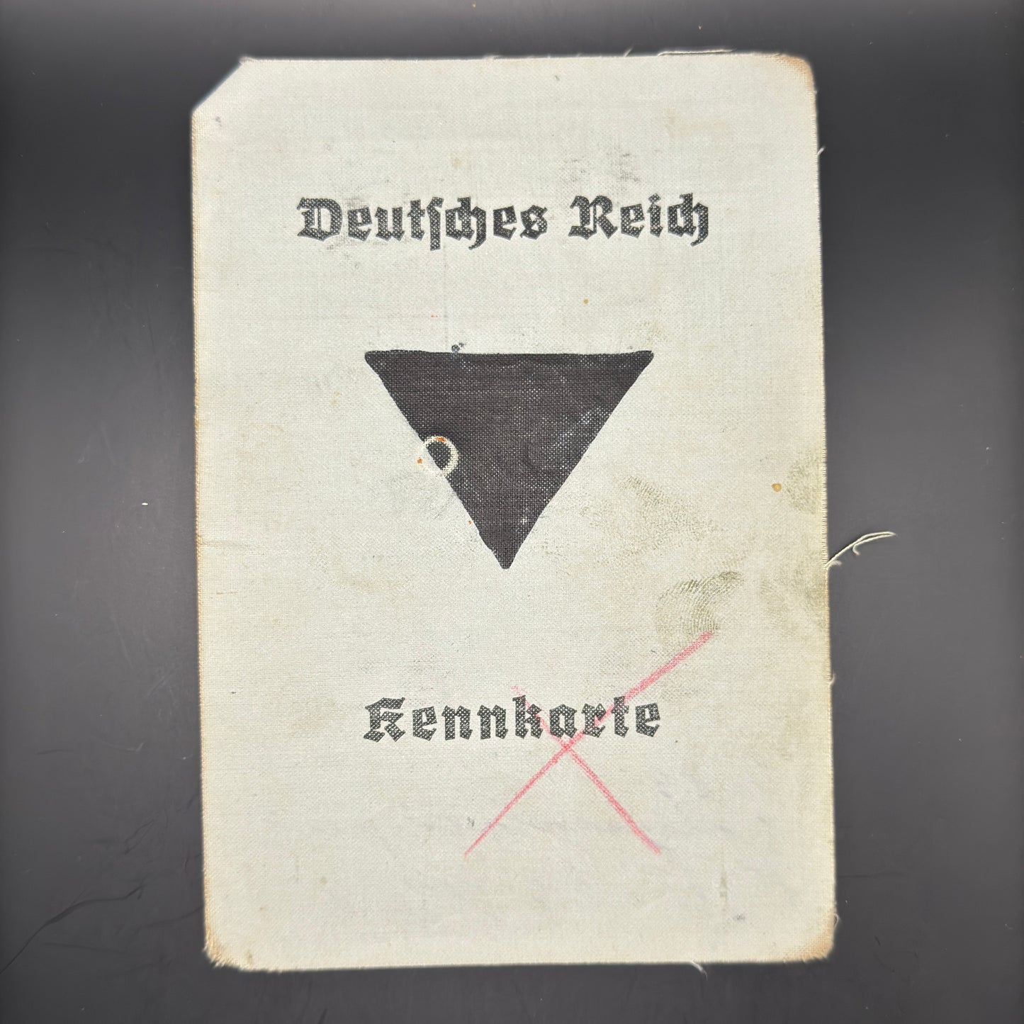 WW2 original artifact – Kennkarte 1945 with nice rear! – AxisArtifacts