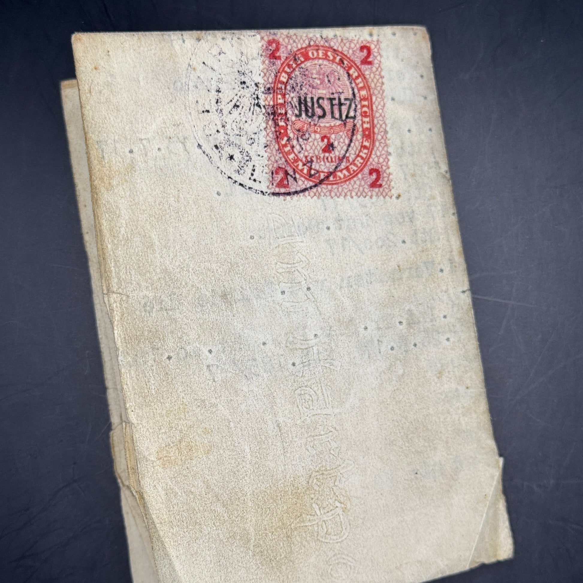 WW2 original artifact – Wehrpass with spionage order! WWI Infanterie & WWII Bau Battalion – interior title page