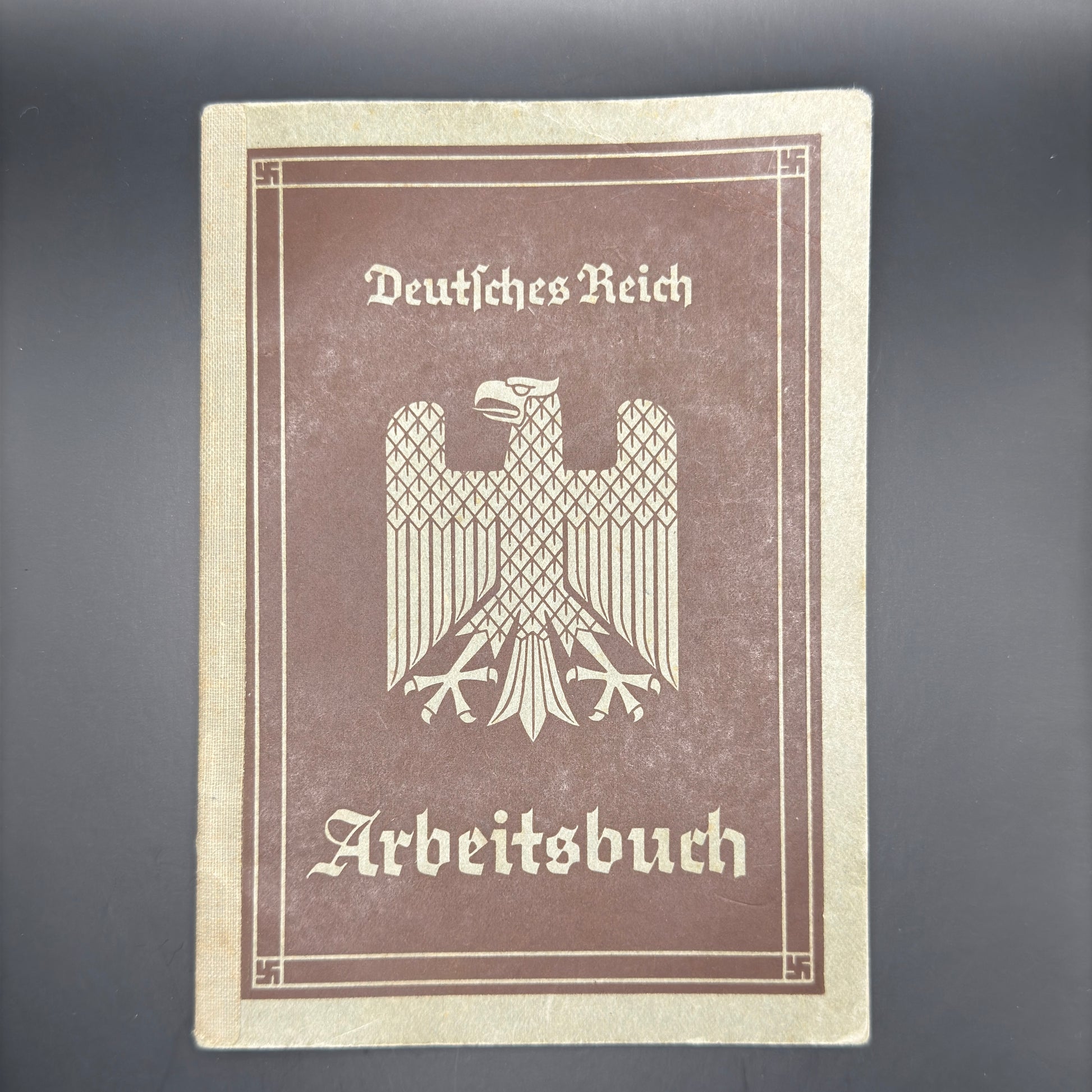 WW2 original artifact – Arbeitsbuch Locksmith – AxisArtifacts