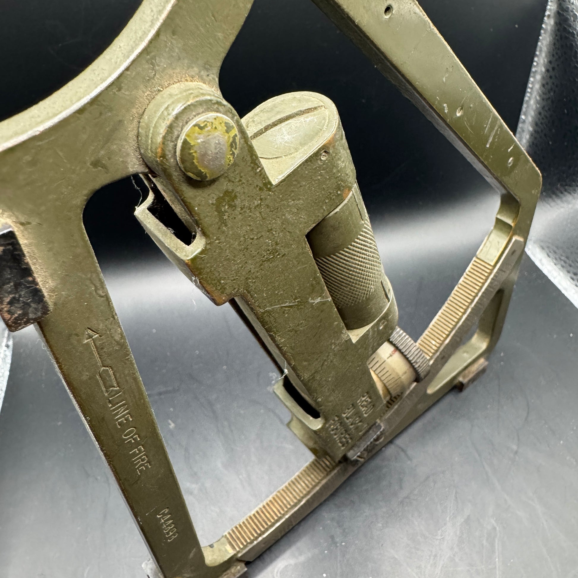 WW2 original artifact – US M1 Gunners Quadrant – interior page