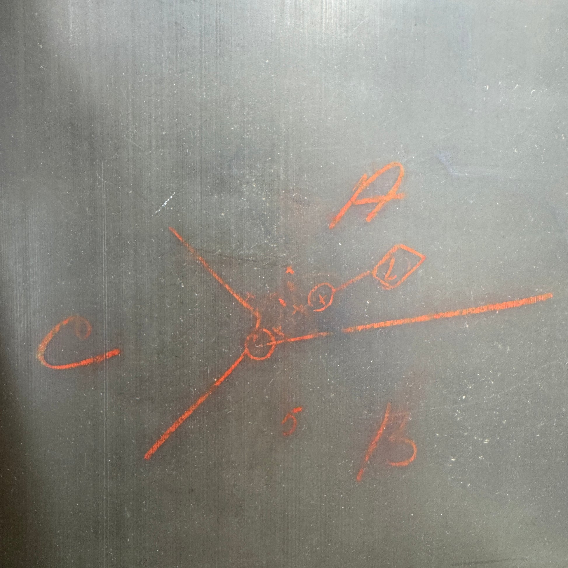 WW2 original artifact – British WWII Officer Map Case: WW2 Dated 1944 – interior page