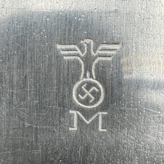 WW2 original artifact – RARE!! Reichsmarine soup serving spoon 36cm – interior detail