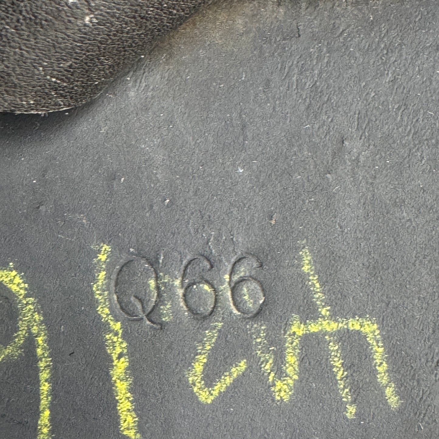 WW2 original artifact – M40 ‘beaded’ Luftschutz steel helmet Q66 – interior page