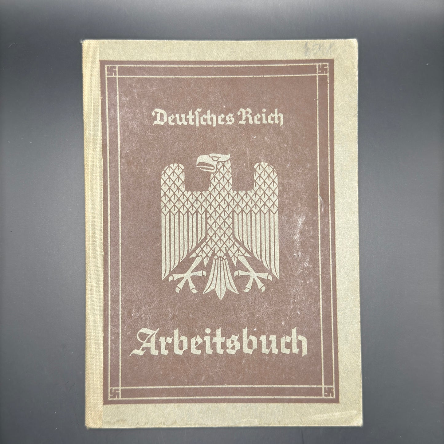 WW2 original artifact – Arbeitsbuch Farmer – AxisArtifacts