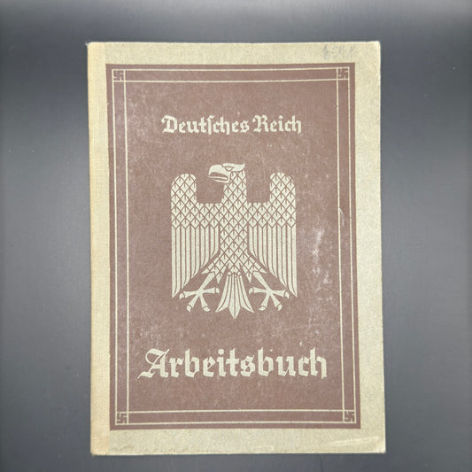 WW2 original artifact – Arbeitsbuch Farmer – AxisArtifacts