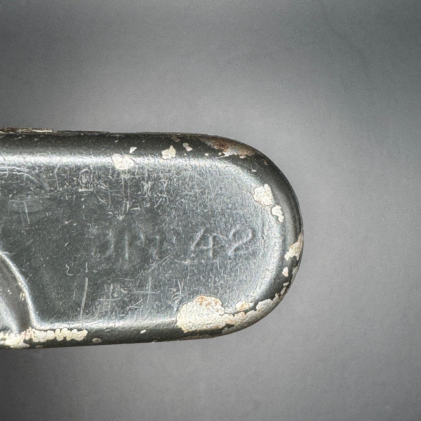 WW2 original artifact – K98 Mauser cleaning kit 1942 – interior detail