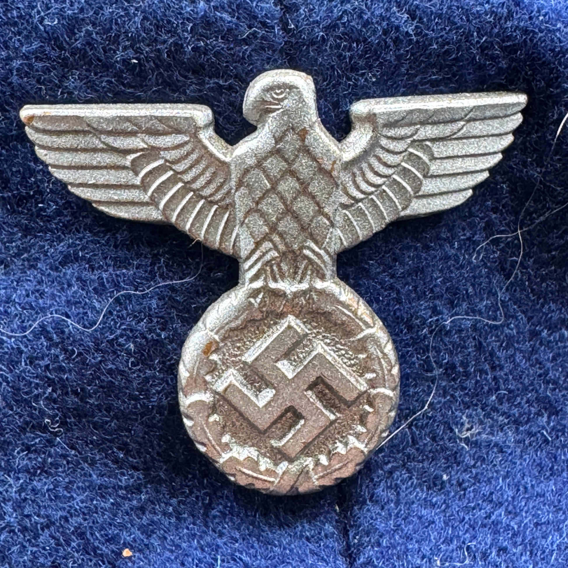 WW2 original artifact – Postal Service (Postschutz) EM/NCO Visor Cap – interior page