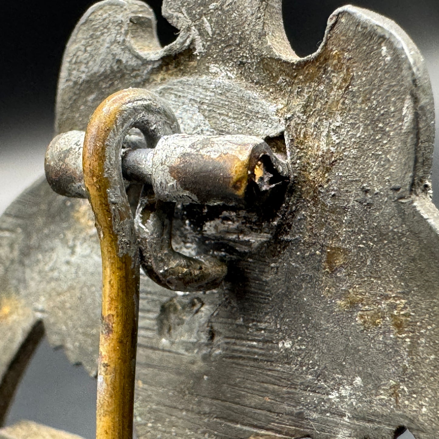 WW2 original artifact – Panzerkampfabzeichen Rudolf Richter Schlag RRS – interior page