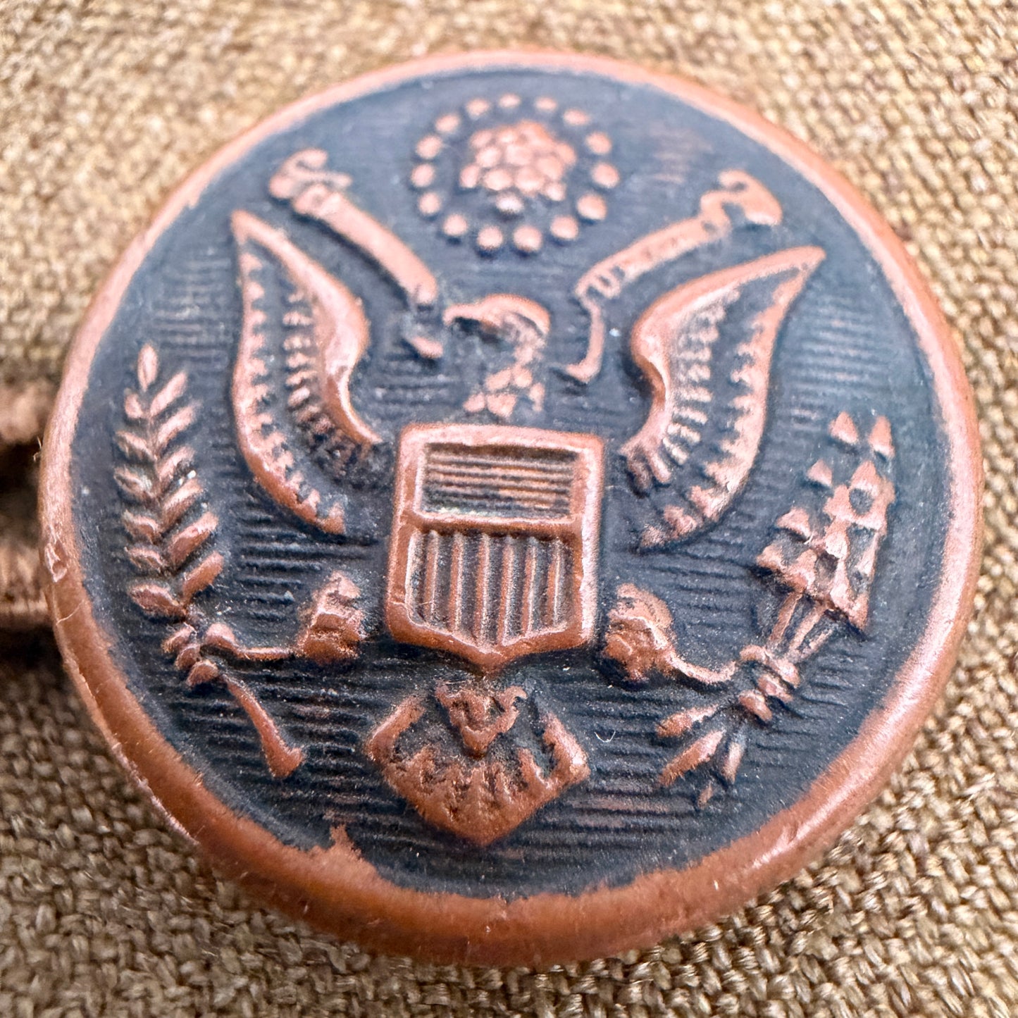 WW2 original artifact – WWI U.S. Army Ordnance Officer Tunic – 1st Lt., 4 Campaign Stars, Overseas – interior page