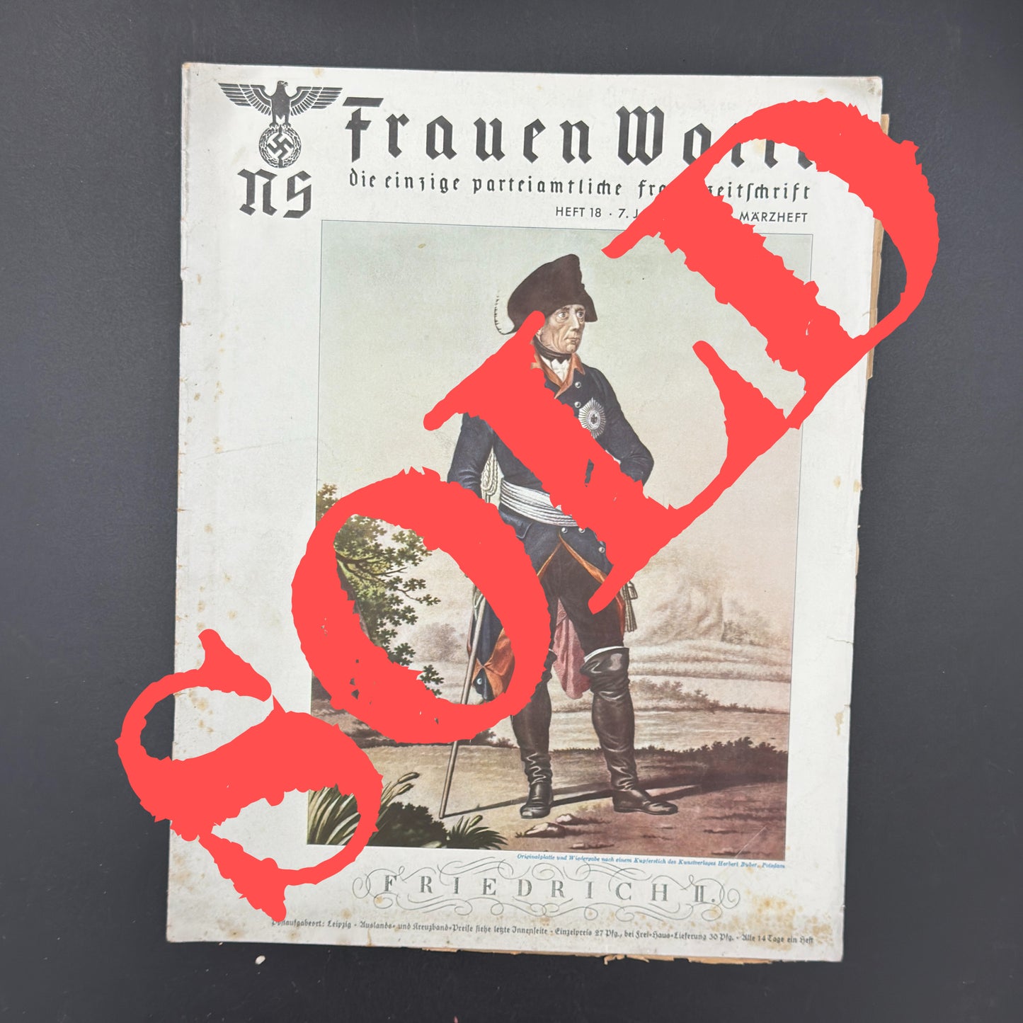 WW2 original artifact – Frauen Warte March 1939 – AxisArtifacts