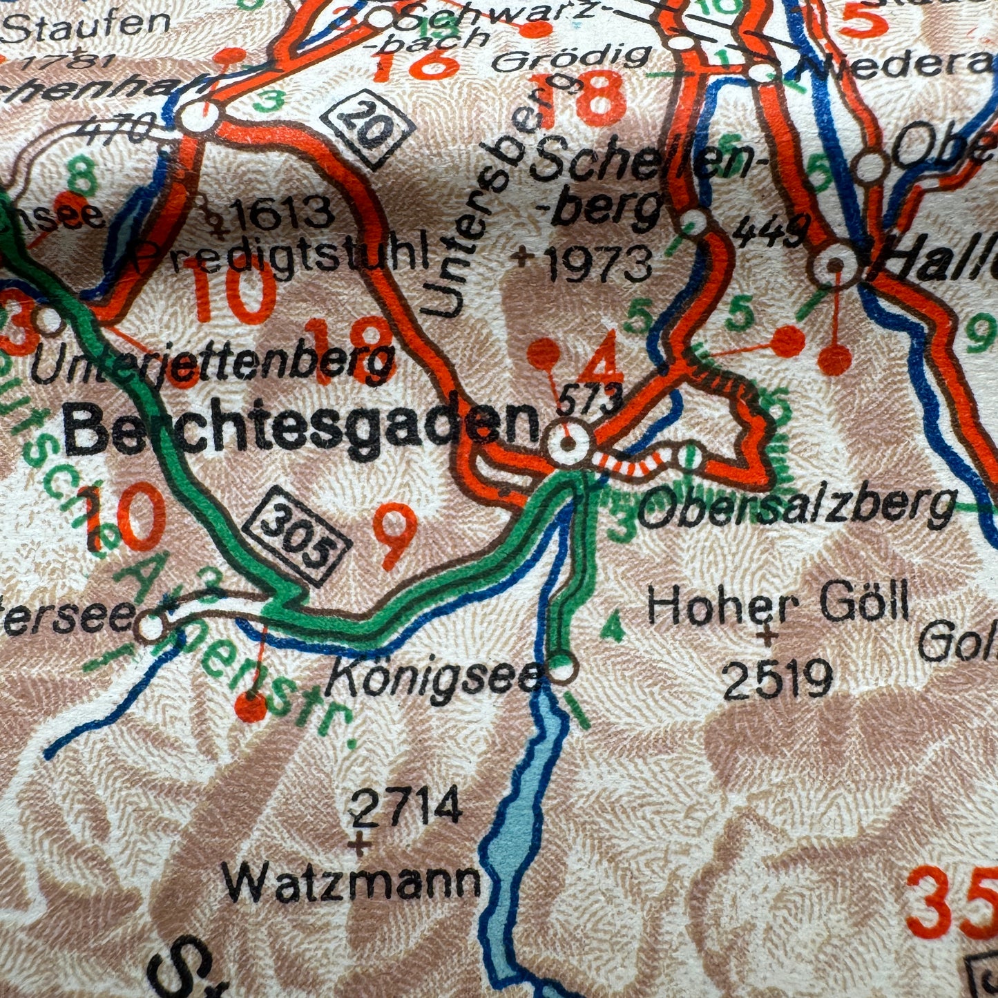 WW2 original artifact – Strassen Zustands Karte DDAC 1939 – interior title page