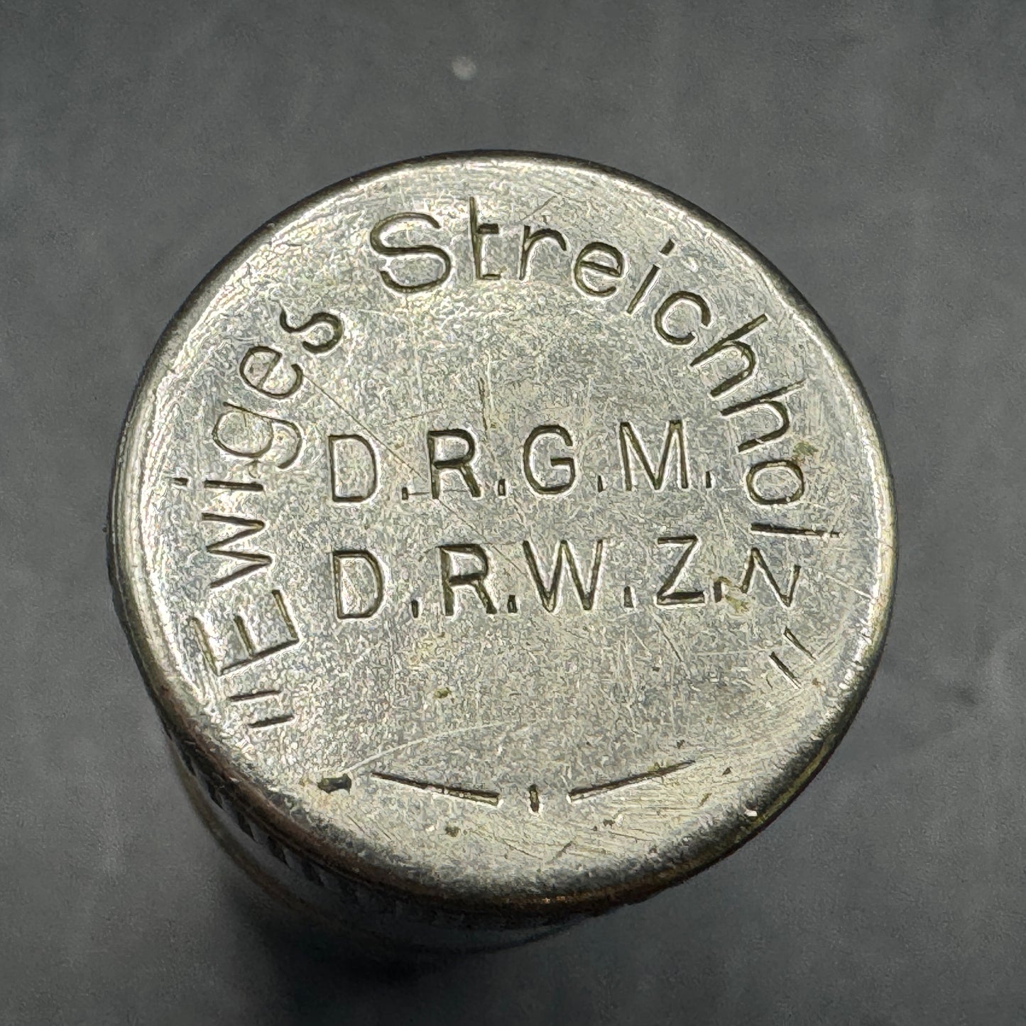 WW2 original artifact – Ewiges Streichholz DRGM – interior title page