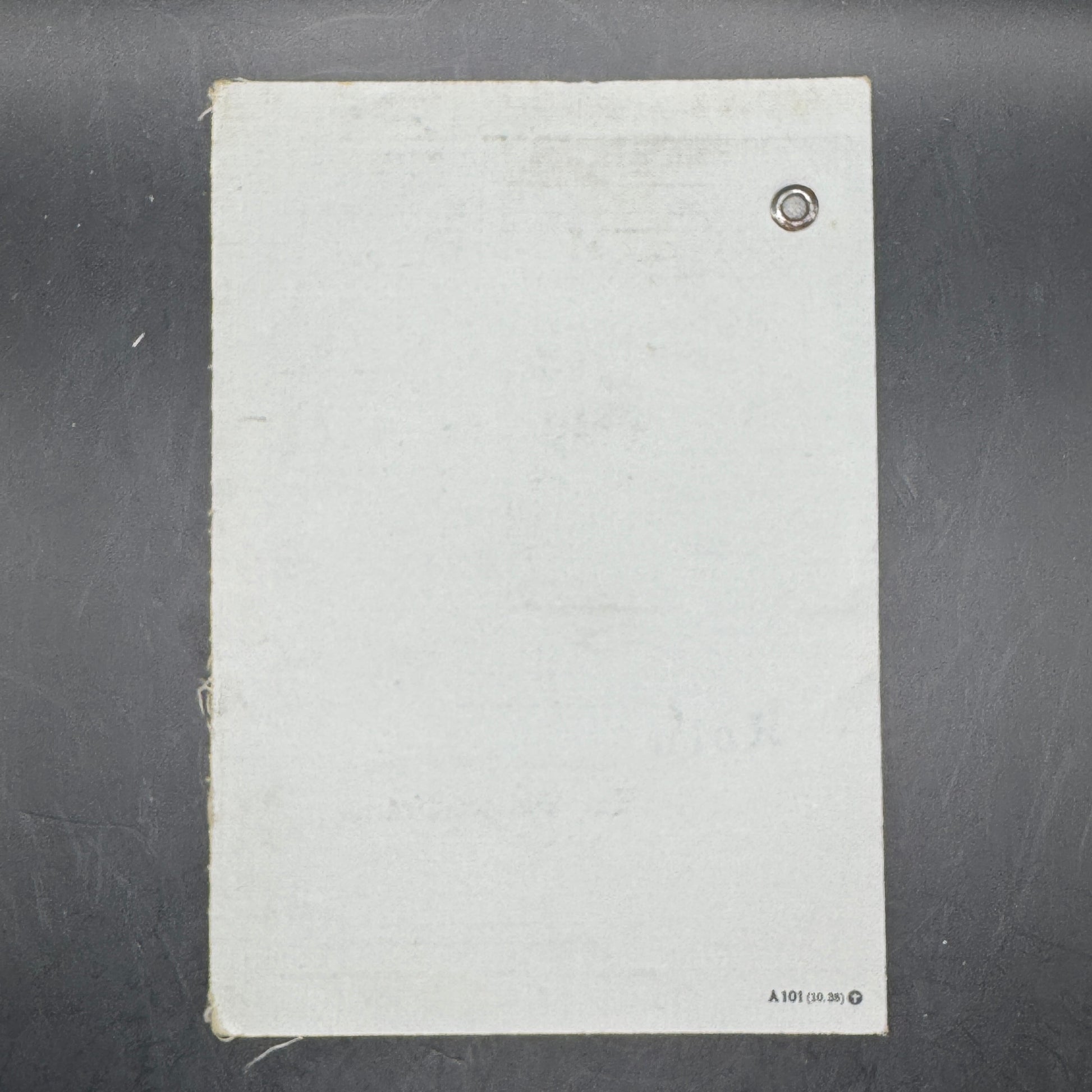 WW2 original artifact – Kennkarte Diplomat – interior page