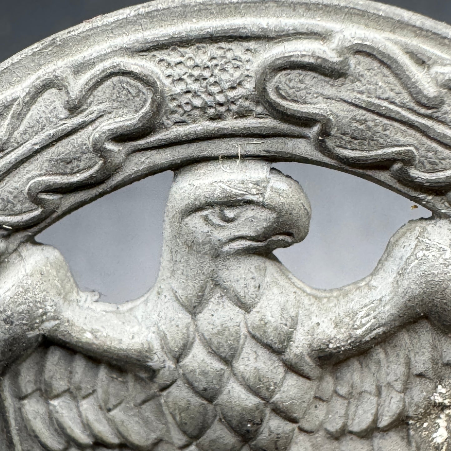 WW2 original artifact – GENERAL ASSAULT BADGE HOLLOW OTTO SCHICKLE – interior title page