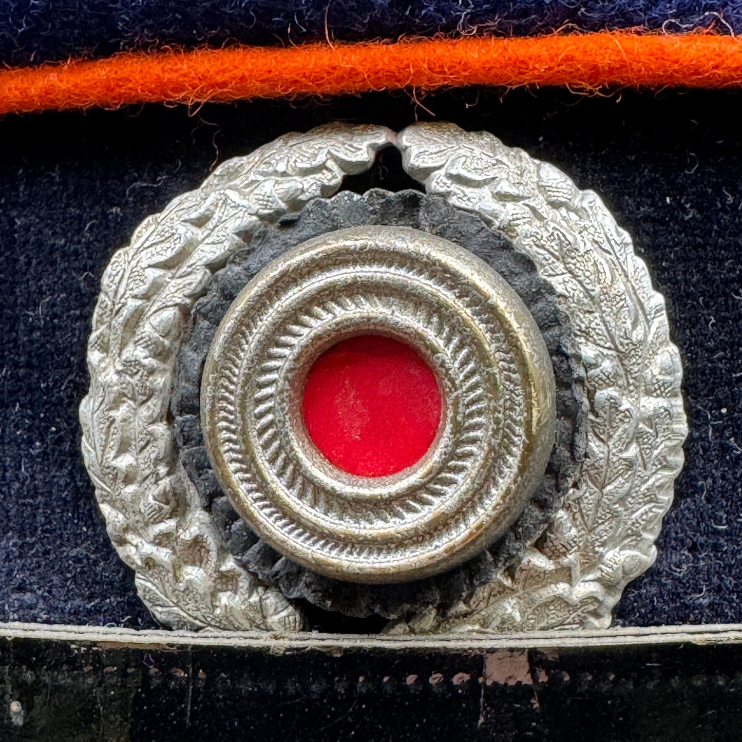 WW2 original artifact – Postal Service (Postschutz) EM/NCO Visor Cap – interior page