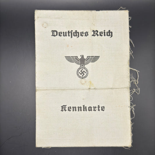WW2 original artifact – Kennkarte 1940 – AxisArtifacts