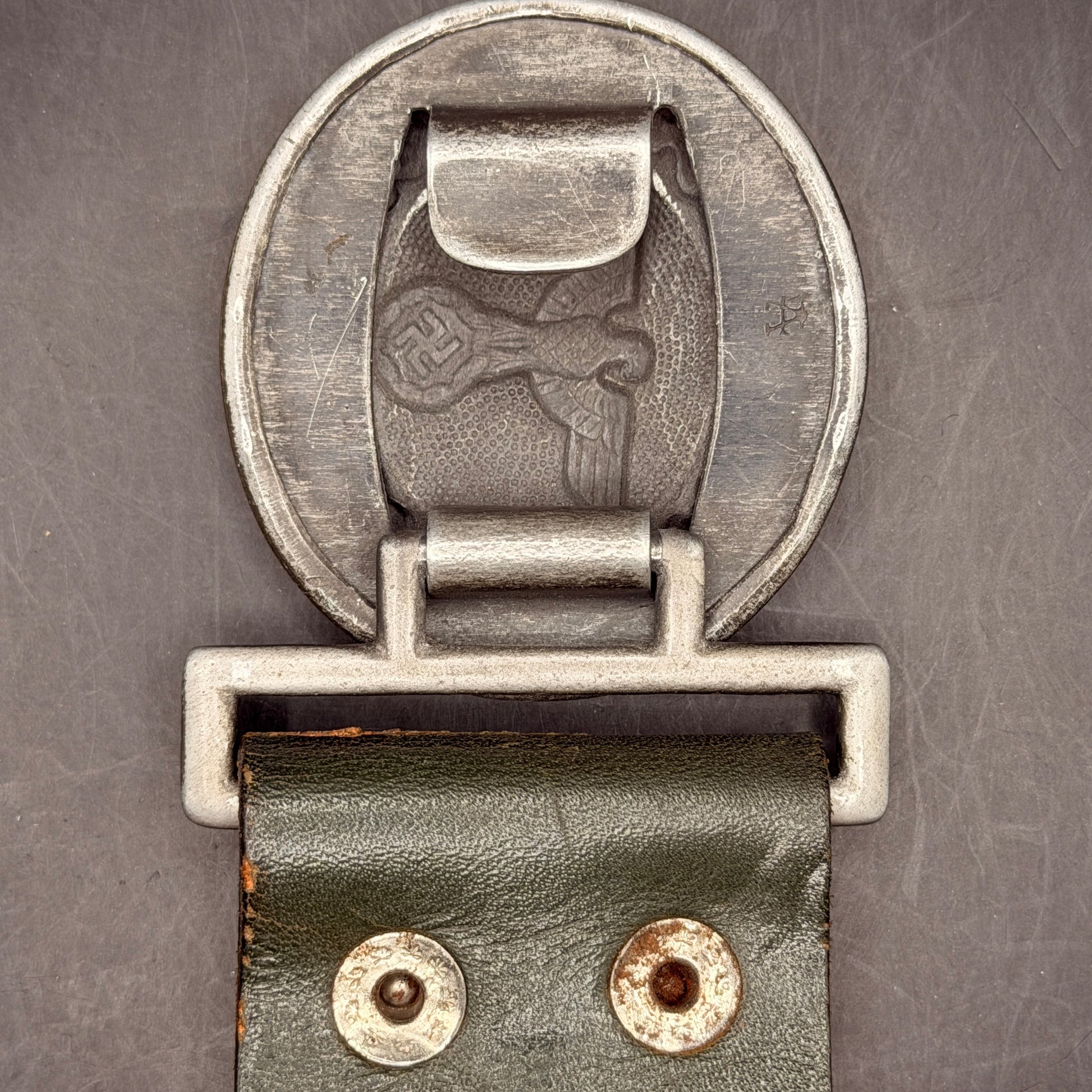 WW2 original artifact – Koppelschloss des Amtsvorstehers der deutschen Forstwirtschaft des 3. Reiches – interior page