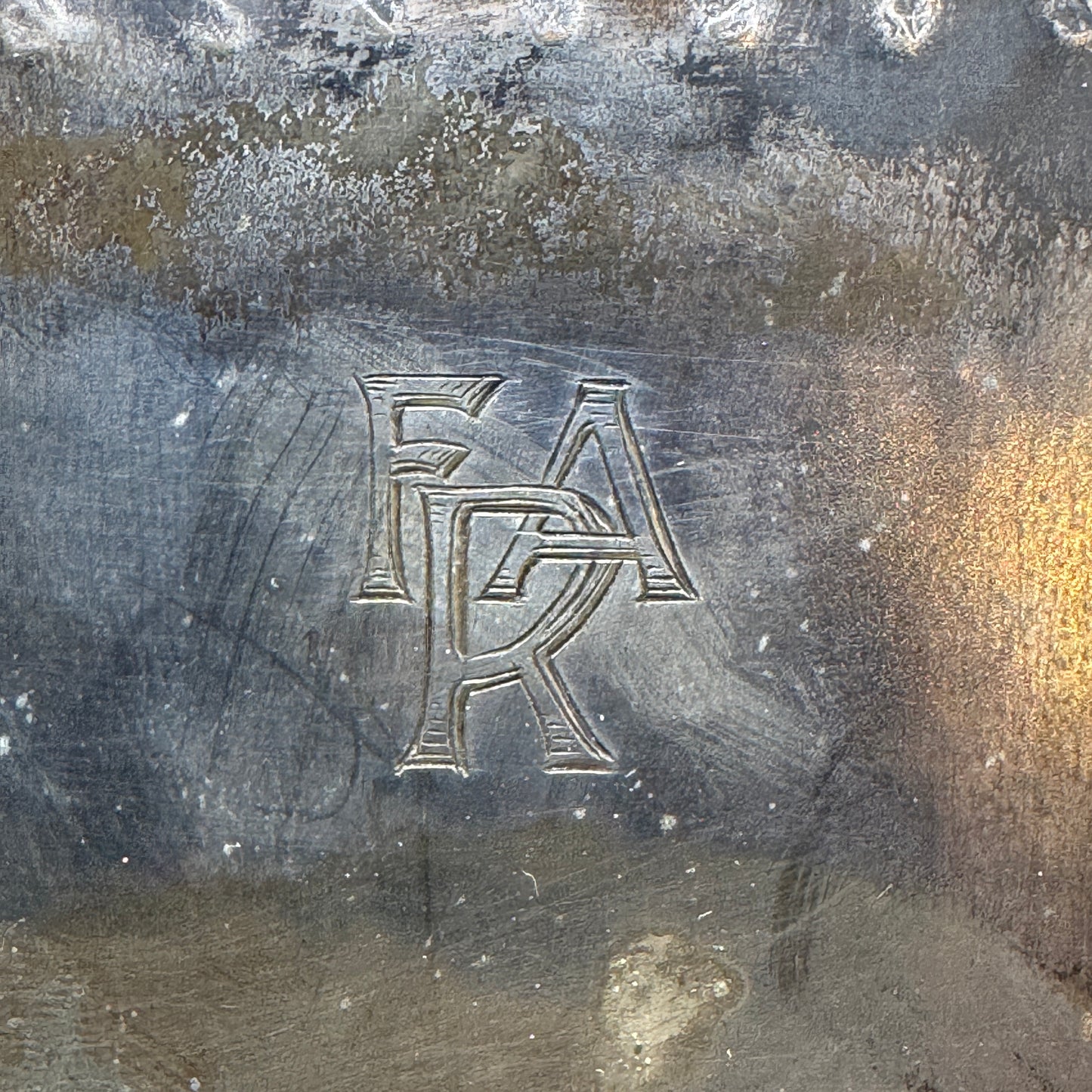 WW2 original artifact – German Silver-Plated Photo Box – 122nd Infantry Regiment (INF RGT 122) – interior page