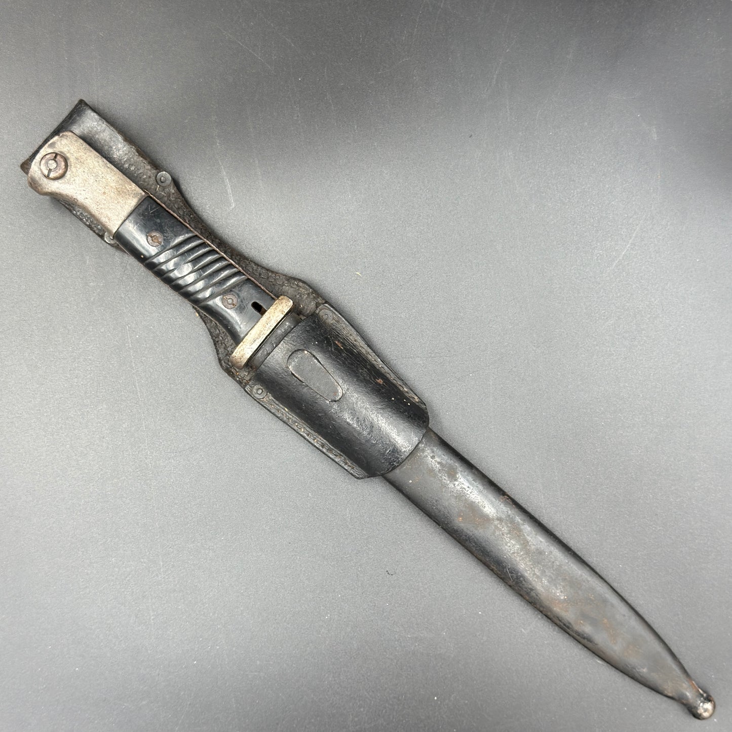 WW2 original artifact – K98 Bayonet with frog 1942 – AxisArtifacts