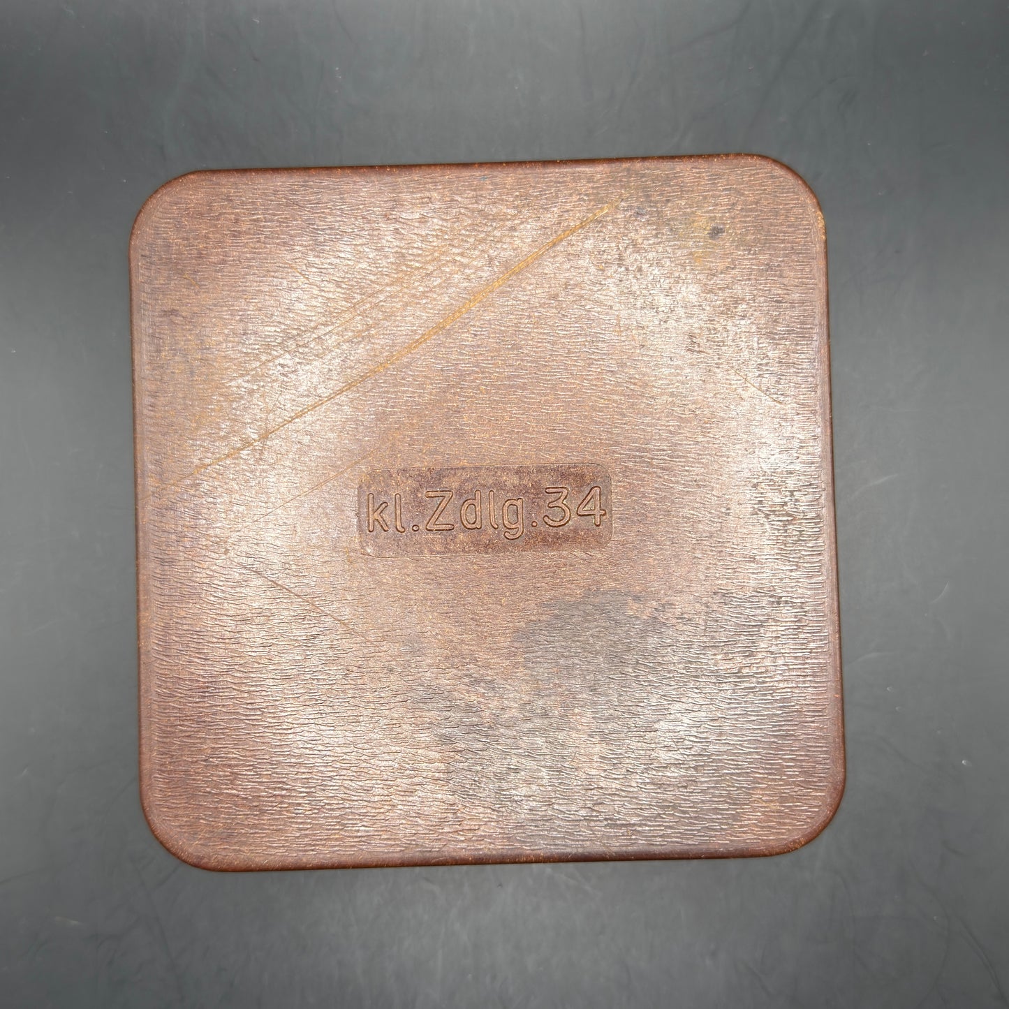 WW2 original artifact – German 'kl.Zdlg.34' Bakelite Fuse Storage Container – AxisArtifacts