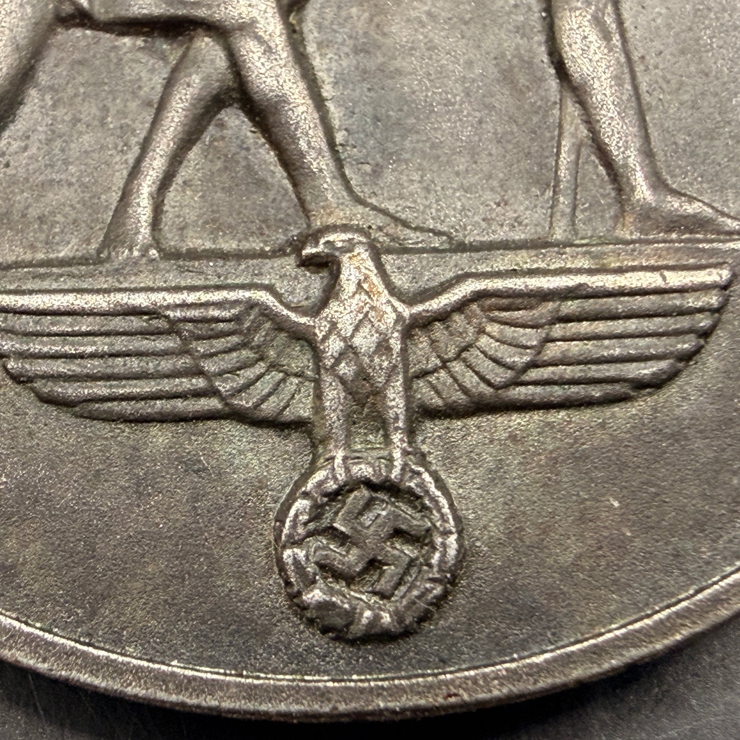 WW2 original artifact – Anschluss Medal (Austria Annexation) with Original Ribbon – interior page