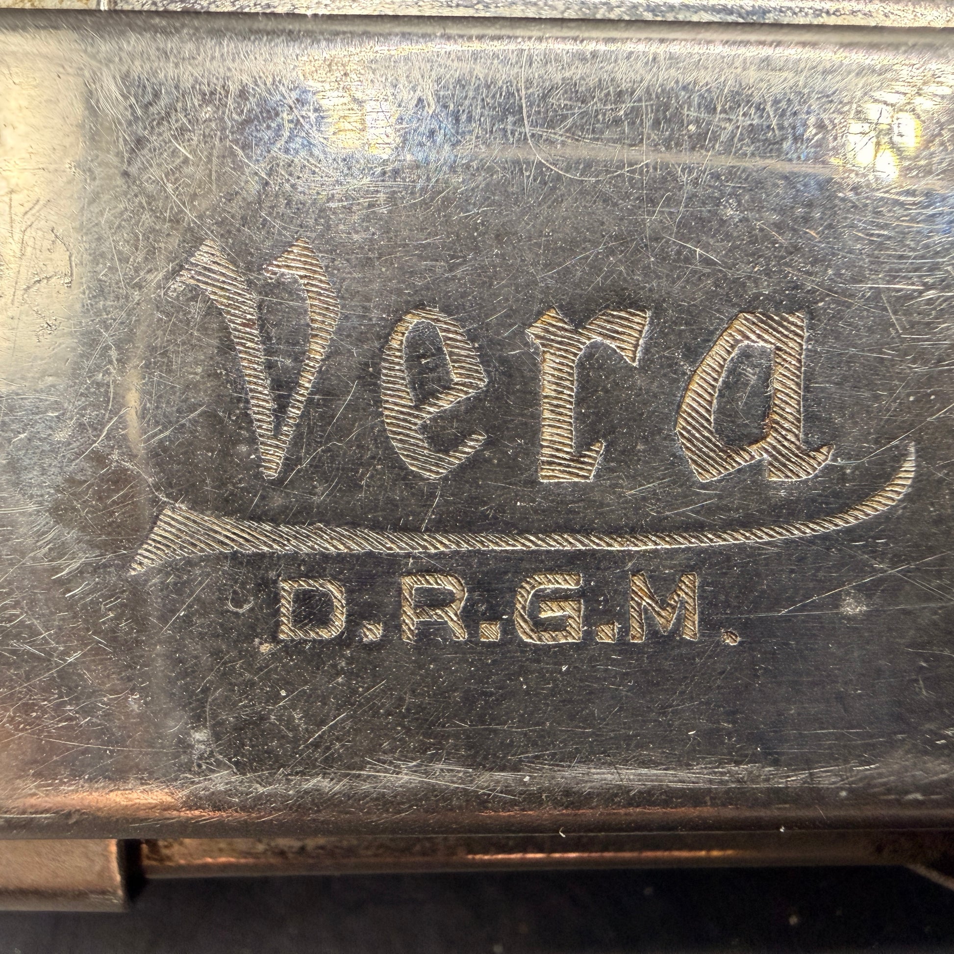 WW2 original artifact – Original German WWII Medical Sterilizer D.R.G.M – interior page