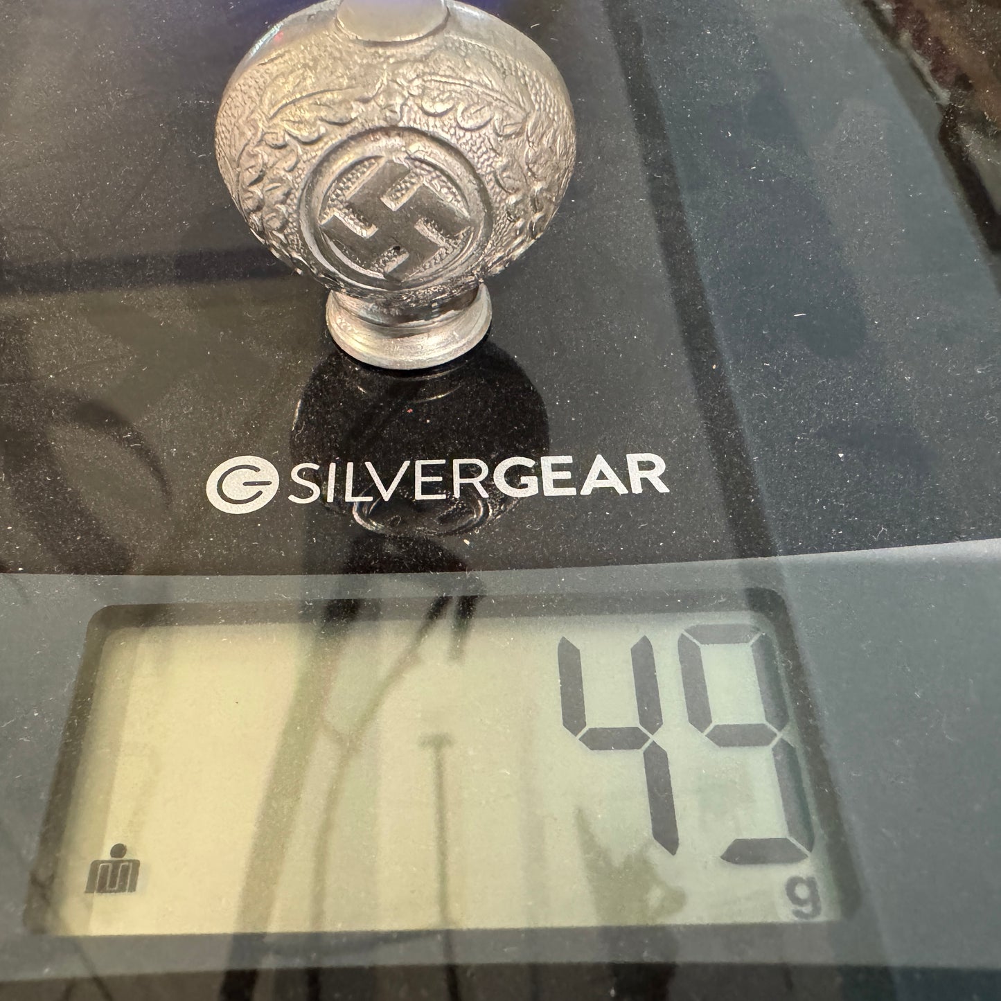 WW2 original artifact – 2nd Model Luftwaffe dagger pommel – interior page