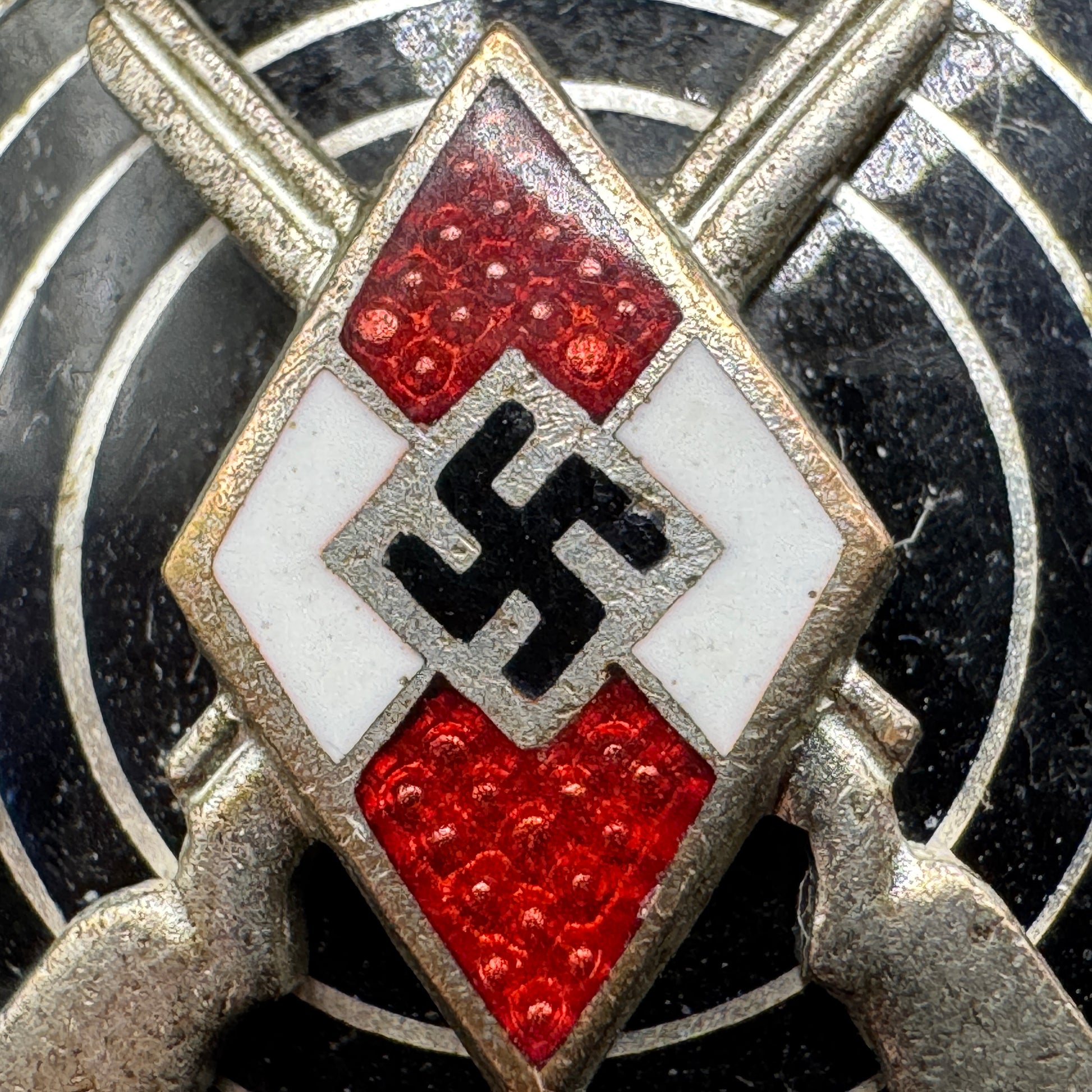 WW2 original artifact – Hitler Jugend Schiessauszeichnung für Scharfschützen M1/77 – interior title page