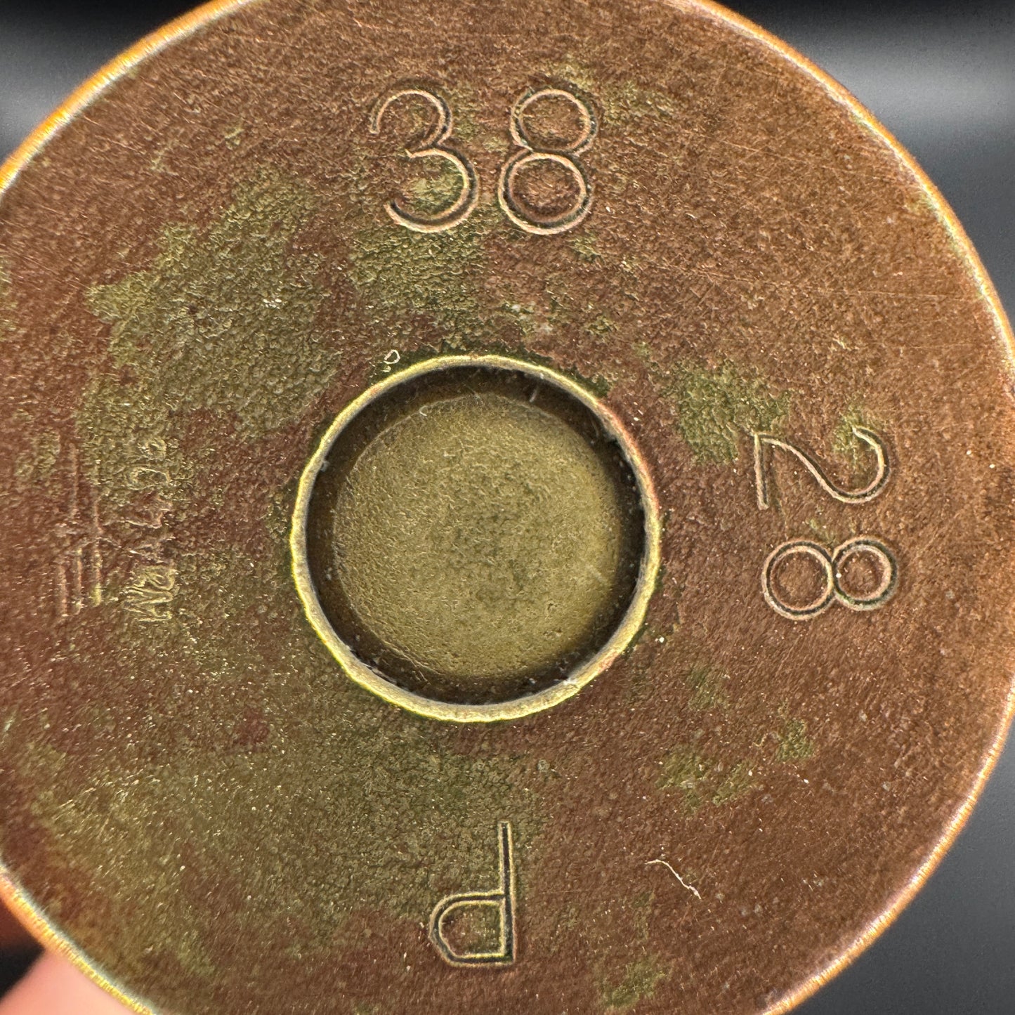 WW2 original artifact – 20mm FLAK Blank Round – 1938 – interior title page