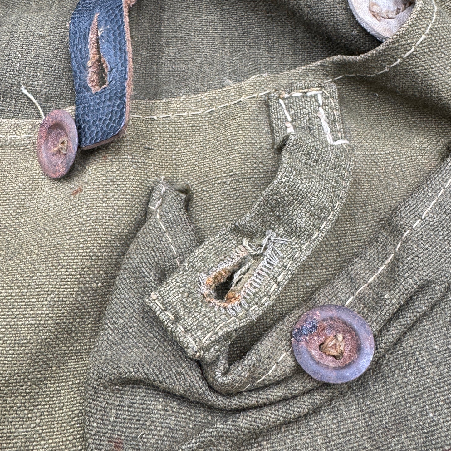 WW2 original artifact – Brotbeutel Modell 1944 – interior page