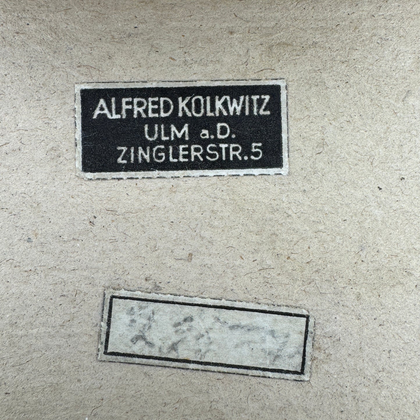 WW2 original artifact – 3-er Spange KVK2, RAD, Westwall with box – interior detail