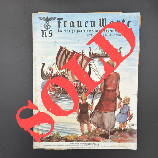 WW2 original artifact – Frauen Warte Januari 1939 – AxisArtifacts